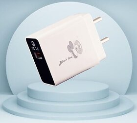 BLACKBEE BB004 QC 25w/ 3.5 Amp fast charger with TYPE-C data transfer cable