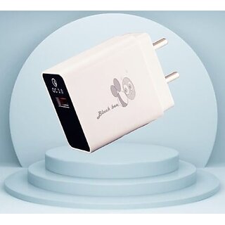 BLACKBEE BB004 QC 25w/ 3.5 Amp fast charger with TYPE-C data transfer cable