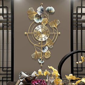 Amhomedecor Analog 107 cm X 57 cm Wall Clock (Multicolor, Without Glass, Standard)