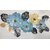Am Home Decor Blue Floral Wall Art (24 inch X 48 inch, Multicolor)