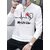 Kryptar Men's White Printed Round Neck T-Shirt