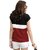MARVENT Womens Maroon Round Neck T-Shirt