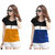 Marvent Women Multicolor Round Neck T-Shirt