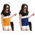 Marvent Women Multicolor Round Neck T-Shirt
