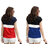 Marvent Women Multicolor Round Neck T-Shirt
