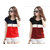 Marvent Women Multicolor Round Neck T-Shirt