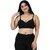 Black full coverage lightly padded bra for women