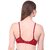 Women Half Coverage Non Padded net Bra(Red)