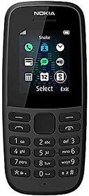(Refurbished) Nokia 105 (Single SIM, 1.7 Inches Disaplay)_Superb Condition, Like New