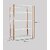 Spacious Heavy Duty slotted Angle rack (Powder Coating) with Extra Fine Finishing (light Orange Cream colour)LUGGAGE RACK Dimension: 15X24X77 5 Shv (Color Orange angle ivoy shv ) Luggage Rack Luggage Rack