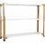 Spacious Slotted angle crc sheet 3 shelves multipurpose powder coating storage rack 122447 ( Orange & ivory ) Luggage Rack 20 Gauge shelves & 14 Gauge Angle Luggage Rack Luggage Rack