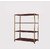 Spacious Heavy-duty power Coating Rack size12X36X59 4 shv...Darkchocolate color Luggage Rack