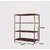 Spacious Heavy-duty power Coating Rack size12X36X59 4 shv...Darkchocolate color Luggage Rack