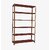 Spacious Heavy-duty power Coating Rack size18X36X86 6 shv...Darkchocolate color Luggage Rack