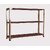 Spacious Heavy-duty power Coating Rack size12X36X47 3 shv...Darkchocolate color Luggage Rack