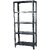 Spacious 5 Shelf Multipurpose Slotted Angle Rack ,243686 ( Dagrey ) Luggage Rack 20 Gauge shelves & 14 Gauge Angle Luggage Rack Luggage Rack