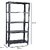 Spacious 5 Shelf Multipurpose Slotted Angle Rack ,243686 ( Dagrey ) Luggage Rack 20 Gauge shelves & 14 Gauge Angle Luggage Rack Luggage Rack
