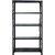 Spacious 5 Shelf Multipurpose Slotted Angle Rack ,243686 ( Dagrey ) Luggage Rack 20 Gauge shelves & 14 Gauge Angle Luggage Rack Luggage Rack