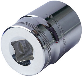 Eastman 3/4inch SQ. Drive Hex Socket, Chrome Vanadium Steel, Mirror Finish, Size-50mm, E-2221