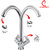 CUROVIT Torrent ZINC Alloy Center Hole Basin Mixer Chrome Finish with with 5 Stainless Steel Round Hole Cut Drain Strai