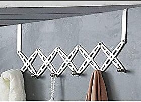 UnV Stainless Steel Over The Door Hanger,Door Hangers for Clothes