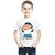 Boys Cartoon/Superhero Cotton Blend T Shirt (White, Pack of 1)