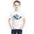 Boys Cartoon/Superhero Cotton Blend T Shirt (White, Pack of 1)