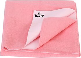 Keviv Cotton Baby Bed Protecting Mat  (Salmon Rose, Medium)