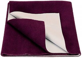 Keviv Cotton Baby Bed Protecting Mat  (Plum, Medium)