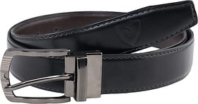 Keviv Men Evening, Party, Formal, Casual Brown, Black Genuine Leather Reversible Belt