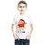 Boys Cartoon/Superhero Cotton Blend T Shirt (White, Pack of 1)