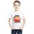 Boys Cartoon/Superhero Cotton Blend T Shirt (White, Pack of 1)