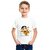 Boys Cartoon/Superhero Cotton Blend T Shirt (White, Pack of 1)