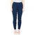 Viaan Ankle Length Ethnic Wear Legging (Dark Blue, Solid)