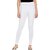 Viaan Ankle Length Ethnic Wear Legging (White, Solid)