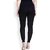 Viaan Footed  Ethnic Wear Legging (Black, Solid)