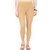 Viaan Ankle Length Western Wear Legging (Beige, Solid)