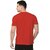 Graphic Print Men Red Round Neck Polyester Casual T-Shirt