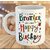 Printed "Happy Birthday Brother " Cups, Best Gifts -D361 Ceramic Coffee Mug  (325 ml)