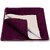 Keviv Cotton Baby Bed Protecting Mat  (Plum, Medium)