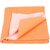 Keviv Cotton Baby Bed Protecting Mat  (Peach, Small)