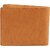 Keviv Mens Casual Tan Genuine Leather Wallet - Mini  (8 Card Slots)