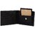 Keviv Mens Casual Black Genuine Leather Wallet - Mini  (8 Card Slots)