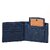 Keviv Mens Casual, Formal Blue Genuine Leather Rfid  Wallet  (7 Card Slots)
