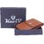 Keviv Mens Casual Tan Artificial Leather Wallet - Mini  (10 Card Slots)