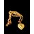 Meena Gold-plated Brass Pendant Set