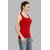 RENKA Casual Sleeveless Solid Women Red Top