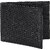 Rovok Men Black Genuine Leather Wallet - Regular Size  (6 Card Slots)