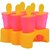 S4 Kulfi Maker Moulds Set Plastic Homemade Kulfi Mould 6pcs Set For Freezer Use