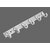 Ghardwar Stainless Steel Cloth Hook 6 Pin (Pack of 1) Bathroom Cloth Hanger Robe Wall Door Hooks Rail for Hanging Keys,Clothes,Towel Steel Hook
